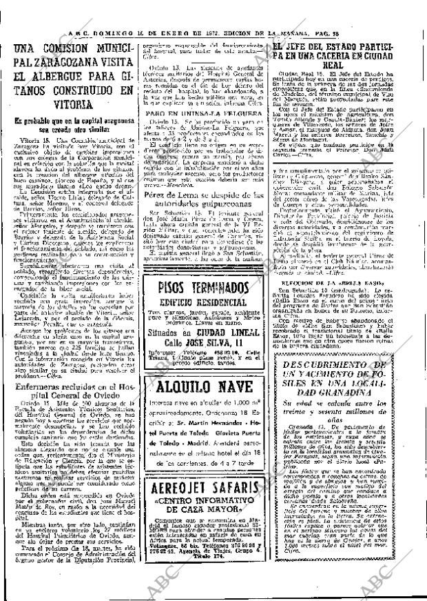 ABC MADRID 16-01-1972 página 38