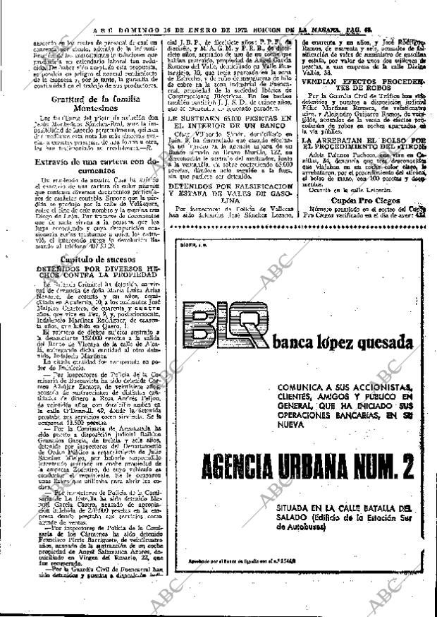 ABC MADRID 16-01-1972 página 45