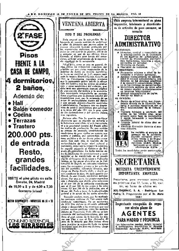 ABC MADRID 16-01-1972 página 52