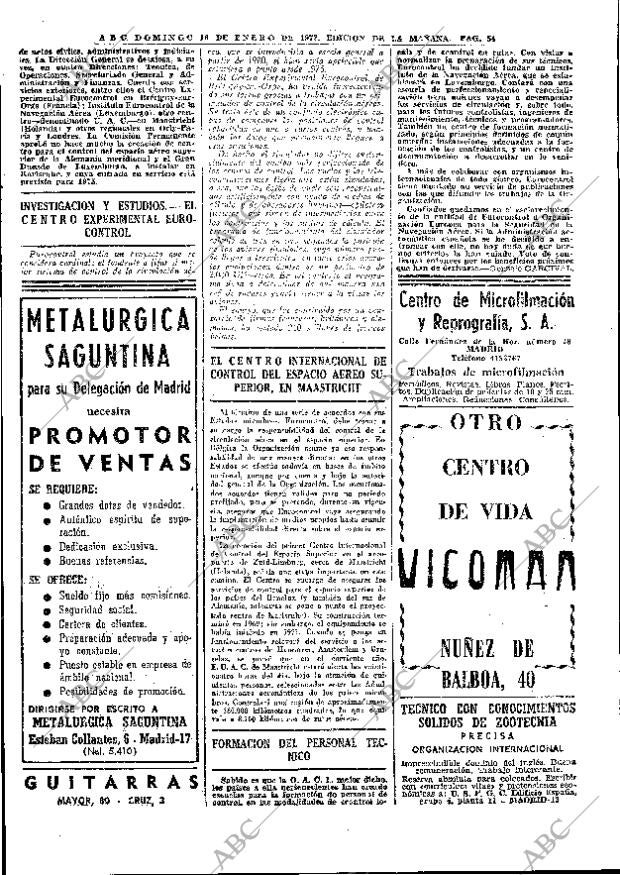 ABC MADRID 16-01-1972 página 54