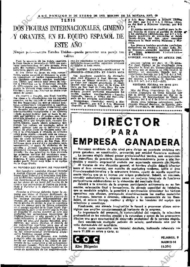 ABC MADRID 16-01-1972 página 69