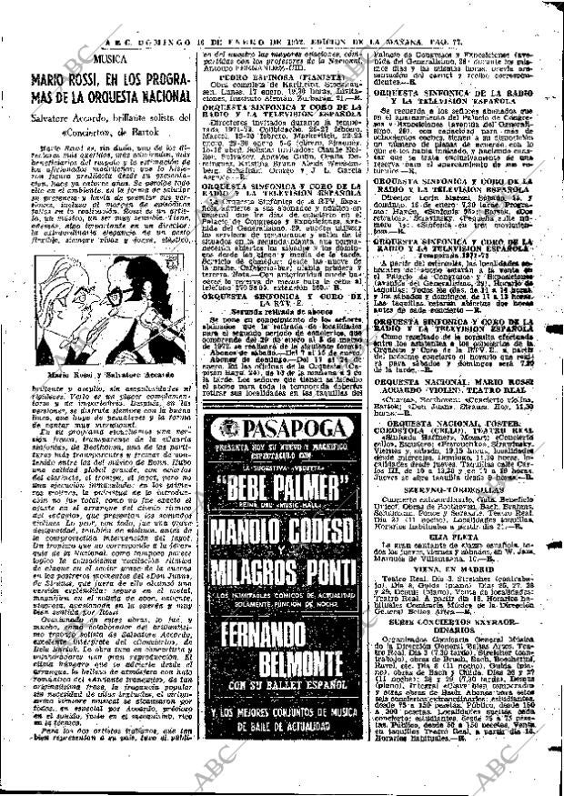 ABC MADRID 16-01-1972 página 77