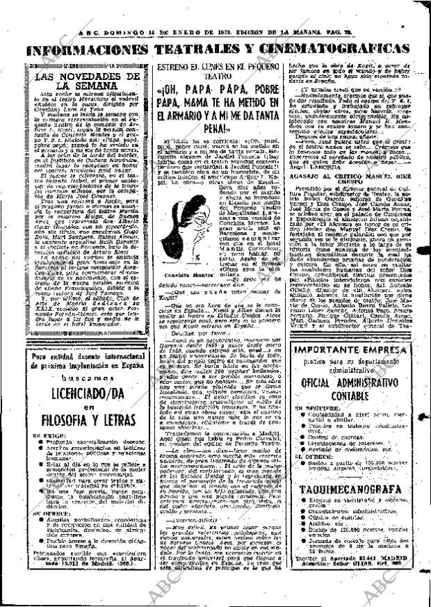 ABC MADRID 16-01-1972 página 79
