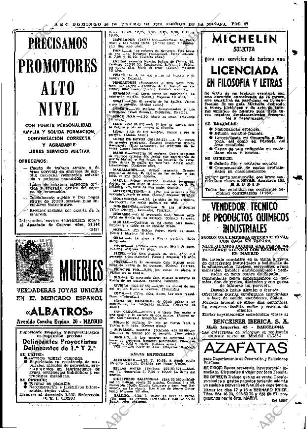 ABC MADRID 16-01-1972 página 87