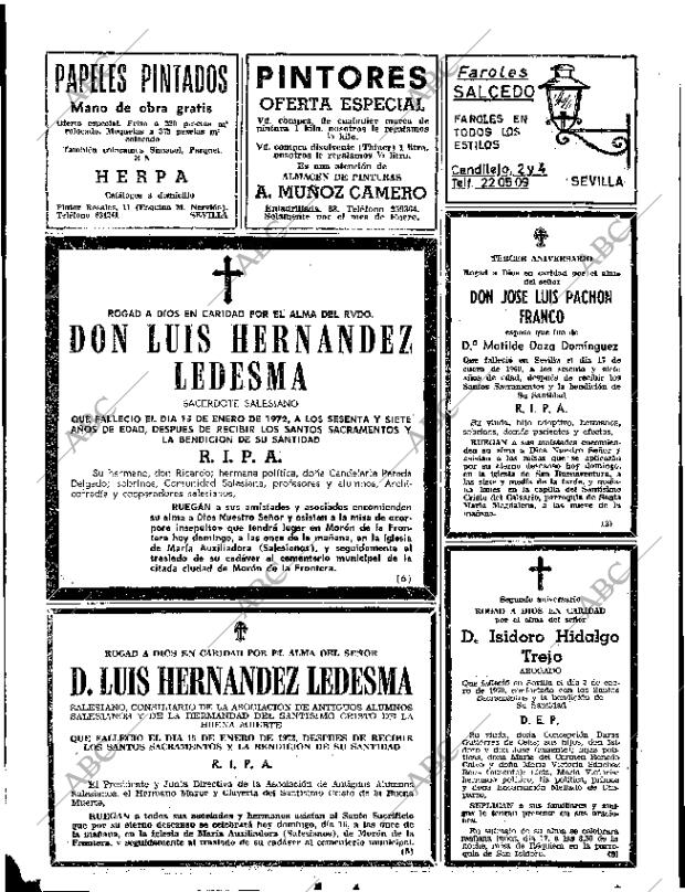 ABC SEVILLA 16-01-1972 página 54