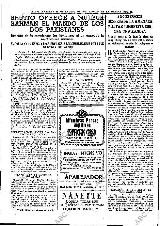 ABC MADRID 18-01-1972 página 17