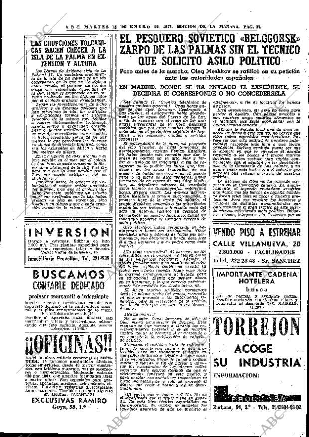 ABC MADRID 18-01-1972 página 37