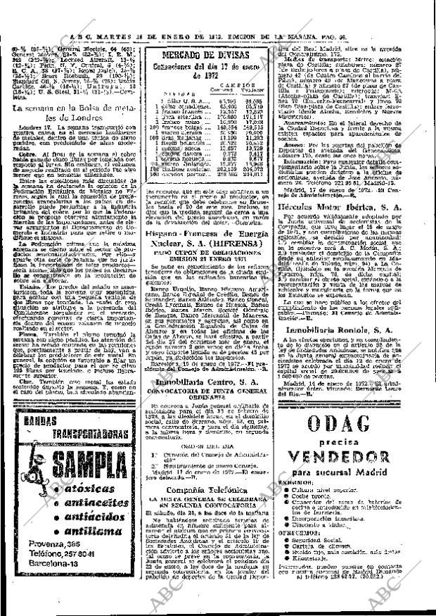 ABC MADRID 18-01-1972 página 56