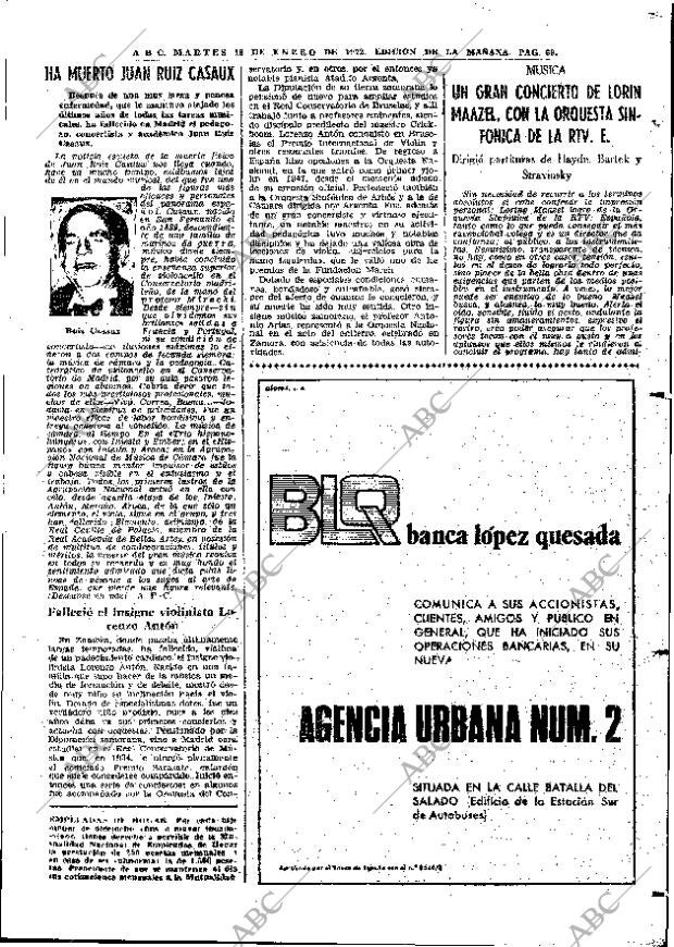 ABC MADRID 18-01-1972 página 69