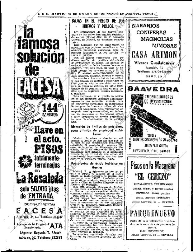 ABC SEVILLA 18-01-1972 página 62