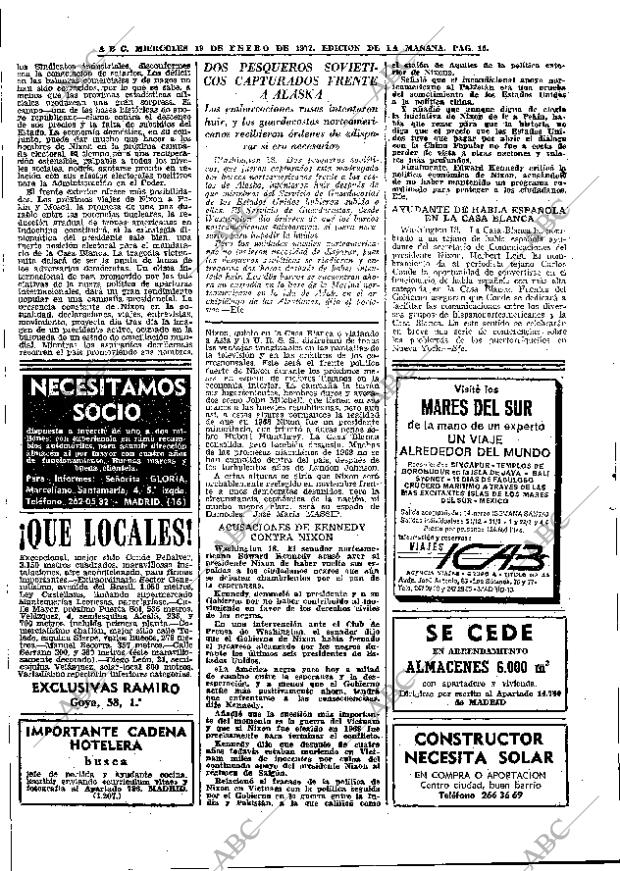 ABC MADRID 19-01-1972 página 16