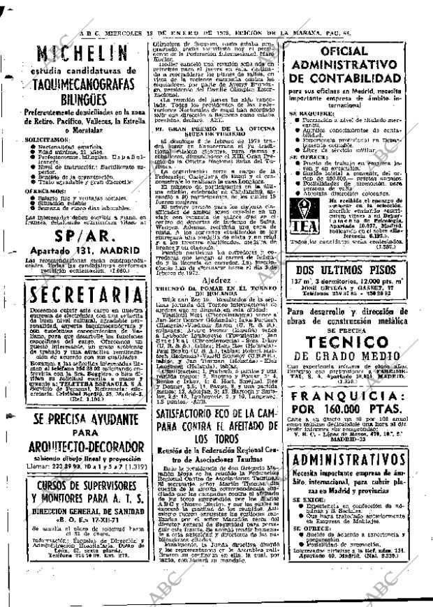 ABC MADRID 19-01-1972 página 64