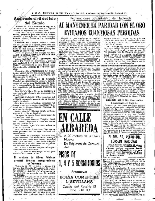 ABC SEVILLA 20-01-1972 página 17