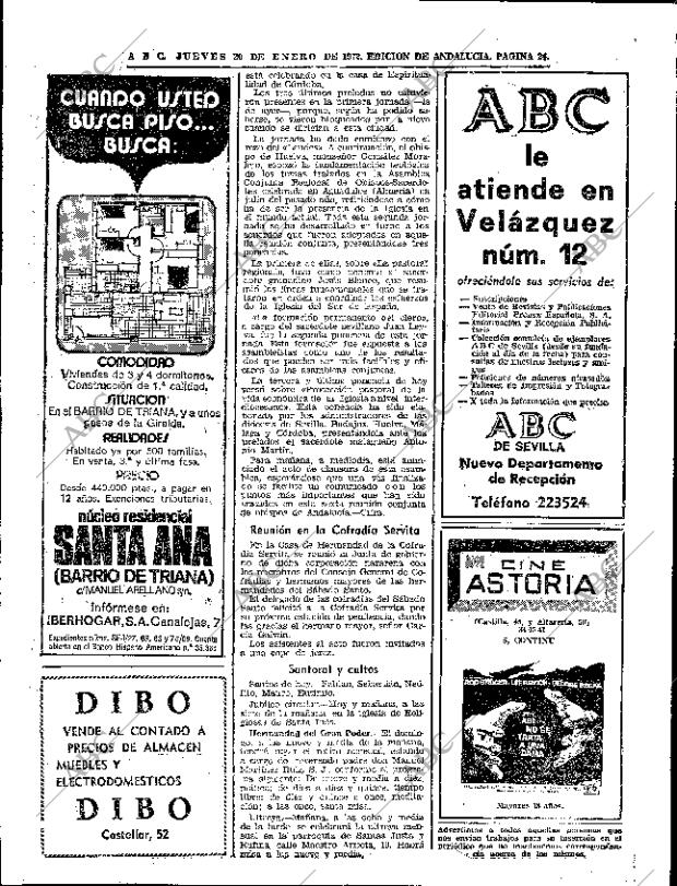 ABC SEVILLA 20-01-1972 página 24