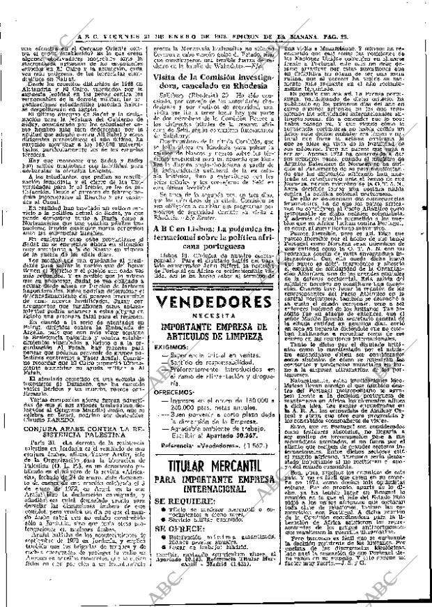 ABC MADRID 21-01-1972 página 22