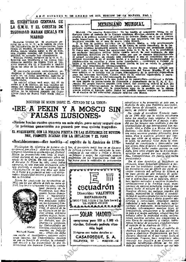 ABC MADRID 21-01-1972 página 23