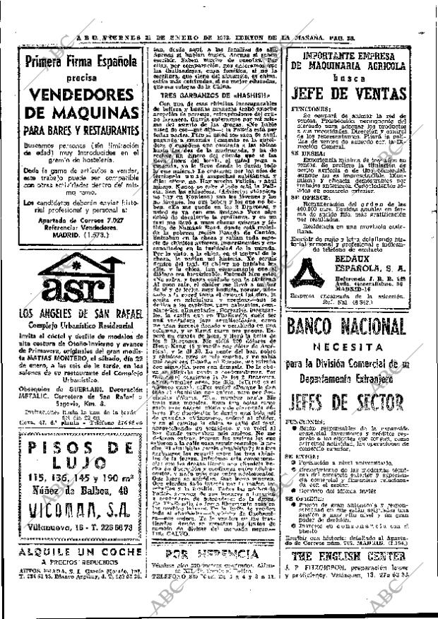 ABC MADRID 21-01-1972 página 28