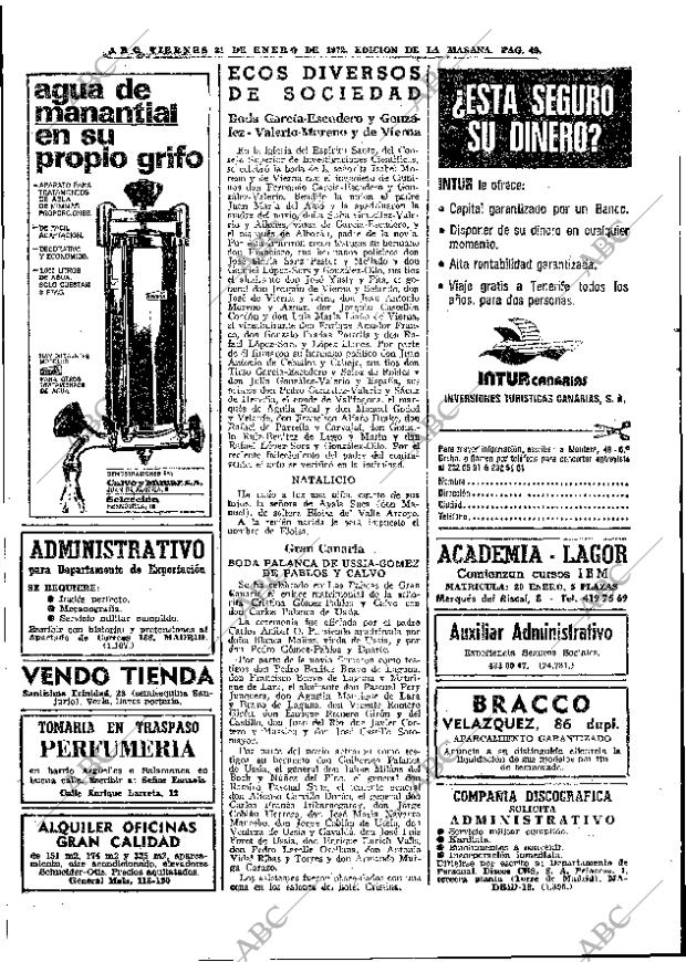 ABC MADRID 21-01-1972 página 40