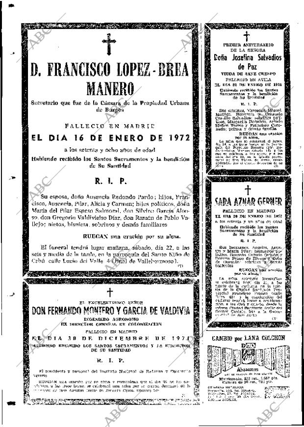 ABC MADRID 21-01-1972 página 88