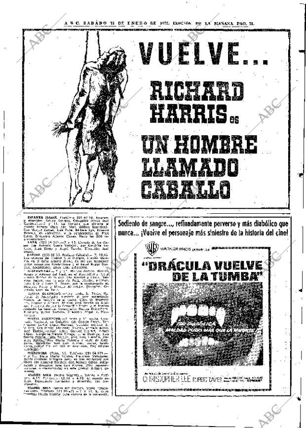 ABC MADRID 22-01-1972 página 71