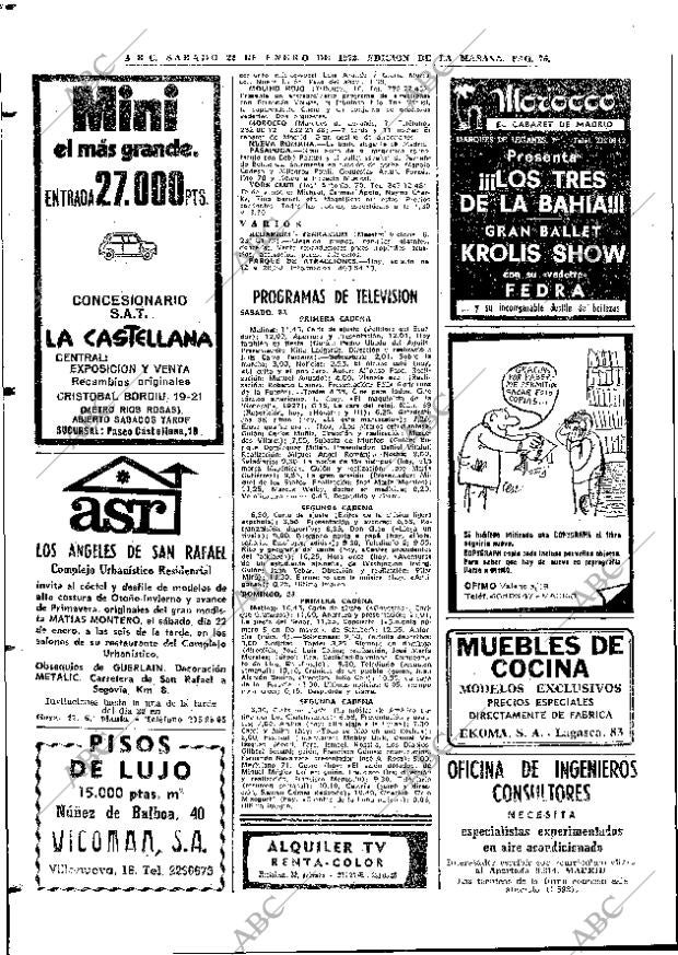 ABC MADRID 22-01-1972 página 76