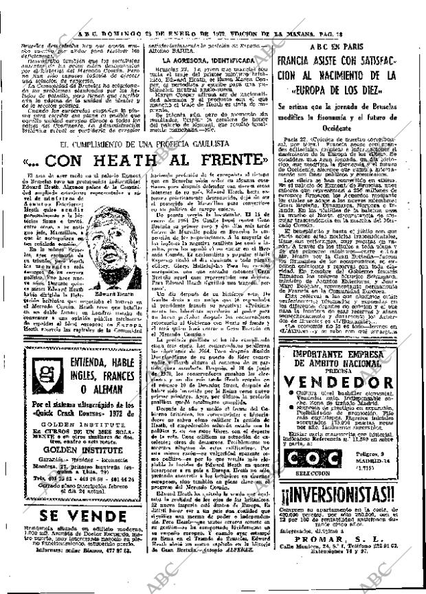 ABC MADRID 23-01-1972 página 18
