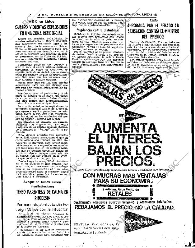 ABC SEVILLA 23-01-1972 página 23