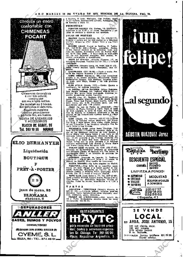 ABC MADRID 25-01-1972 página 79