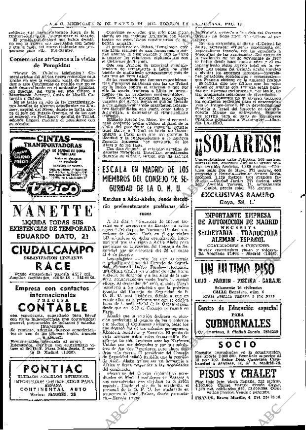 ABC MADRID 26-01-1972 página 18
