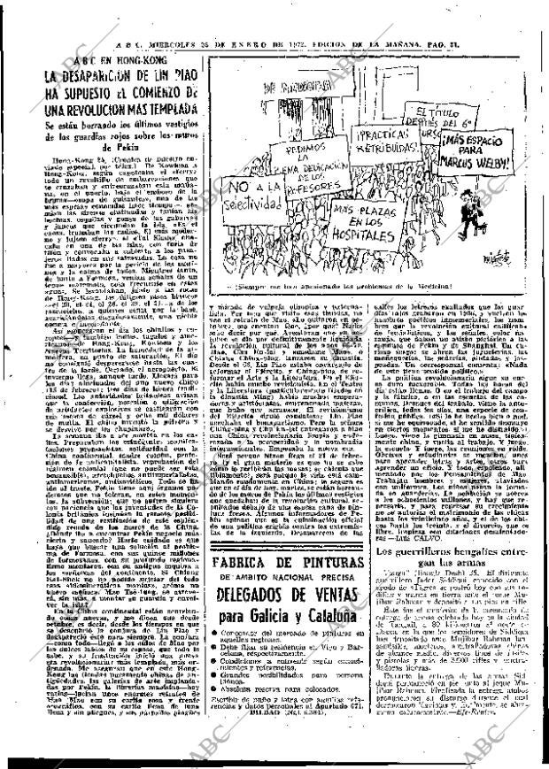ABC MADRID 26-01-1972 página 21