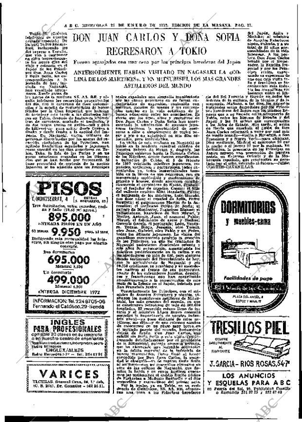ABC MADRID 26-01-1972 página 23