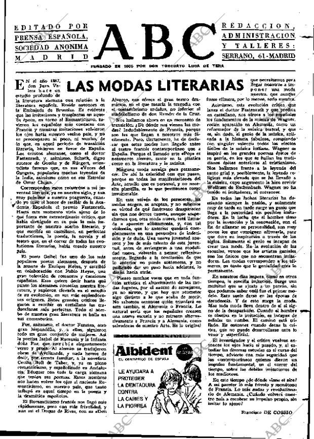 ABC MADRID 26-01-1972 página 3