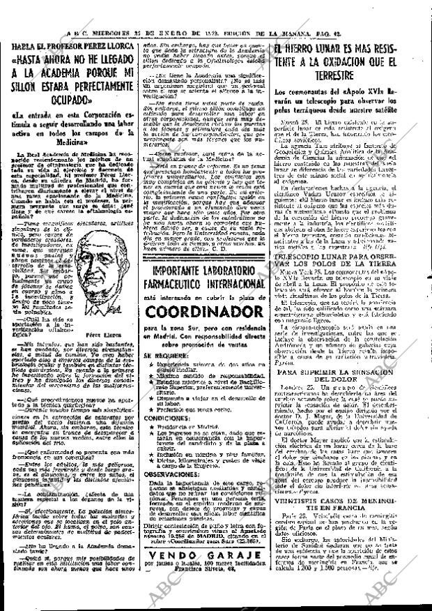 ABC MADRID 26-01-1972 página 42