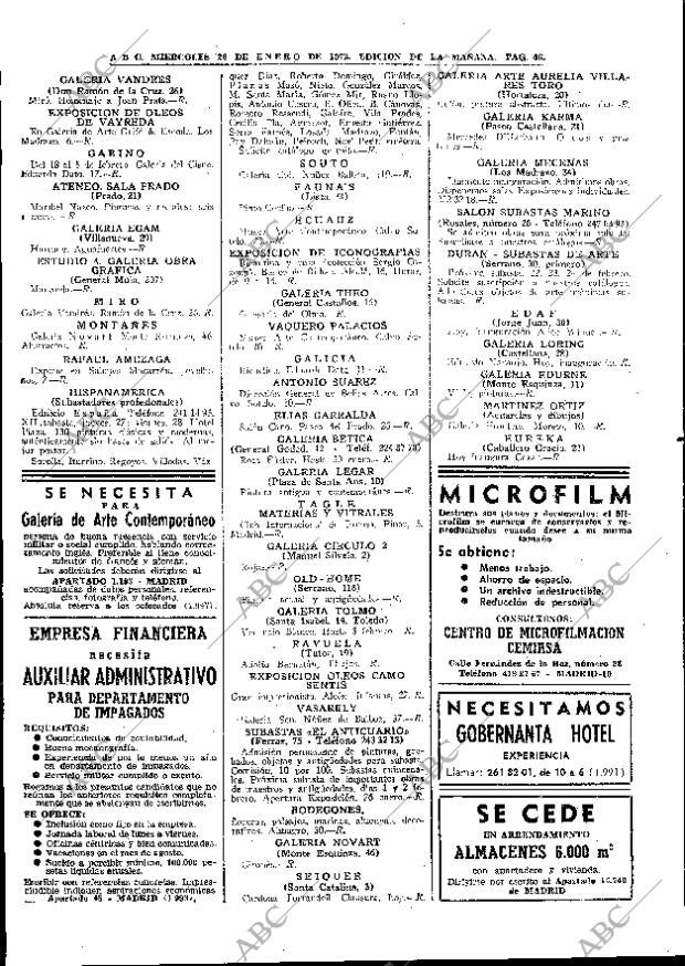 ABC MADRID 26-01-1972 página 46