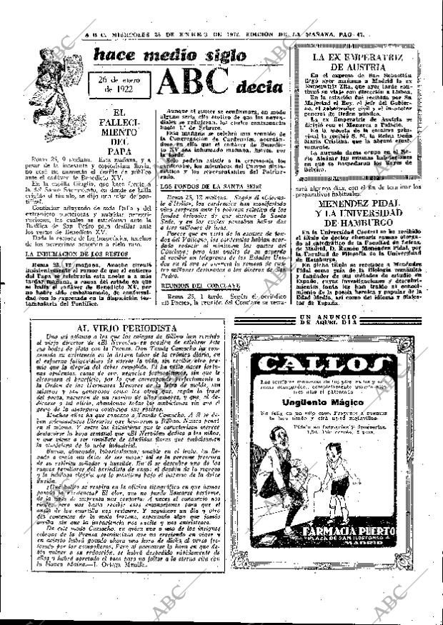 ABC MADRID 26-01-1972 página 47