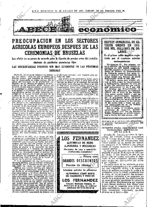 ABC MADRID 26-01-1972 página 49
