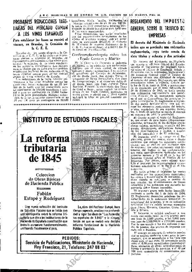 ABC MADRID 26-01-1972 página 51