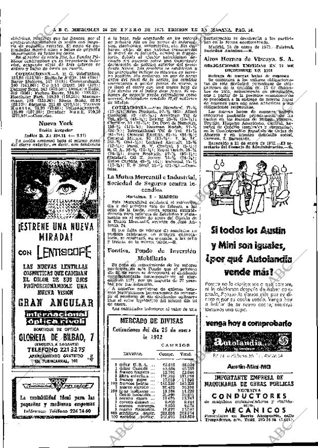 ABC MADRID 26-01-1972 página 54