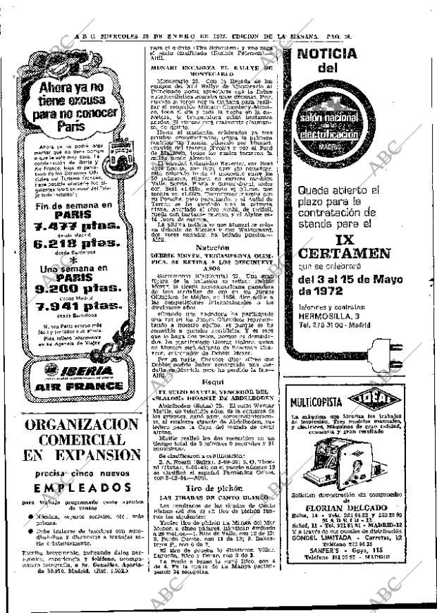 ABC MADRID 26-01-1972 página 58