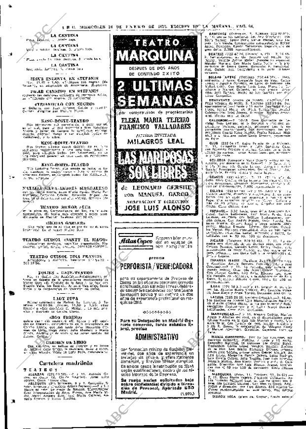 ABC MADRID 26-01-1972 página 68