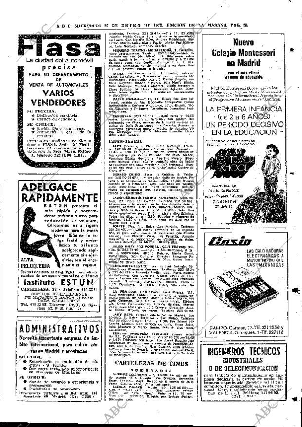 ABC MADRID 26-01-1972 página 69