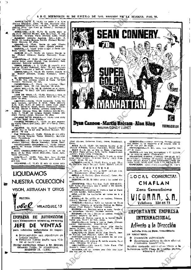 ABC MADRID 26-01-1972 página 70