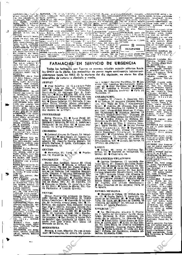 ABC MADRID 26-01-1972 página 82