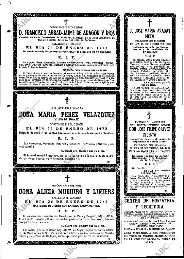 ABC MADRID 26-01-1972 página 90