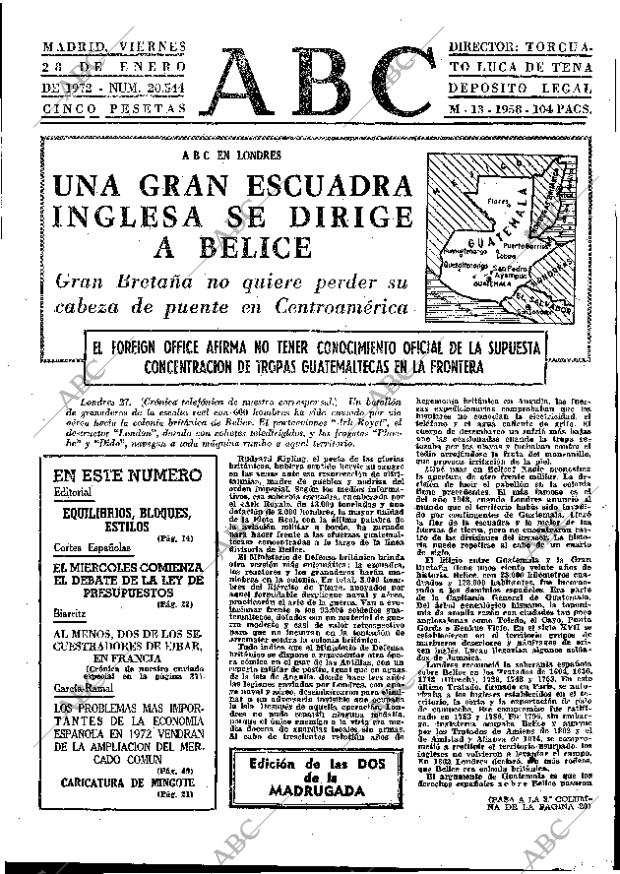 ABC MADRID 28-01-1972 página 13