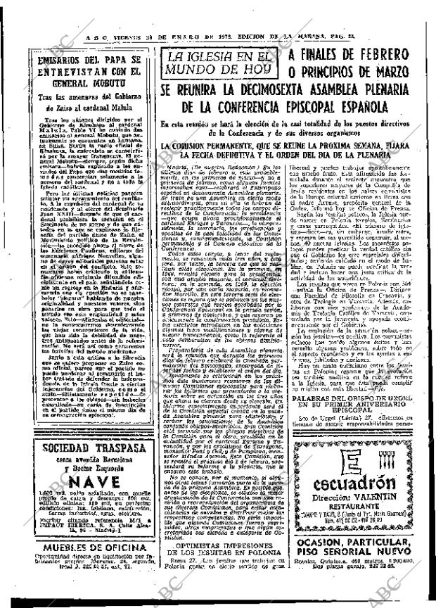 ABC MADRID 28-01-1972 página 23
