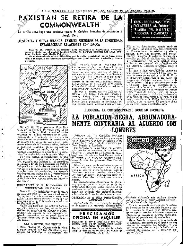 ABC MADRID 01-02-1972 página 25