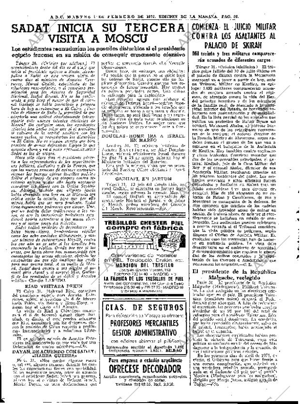 ABC MADRID 01-02-1972 página 26