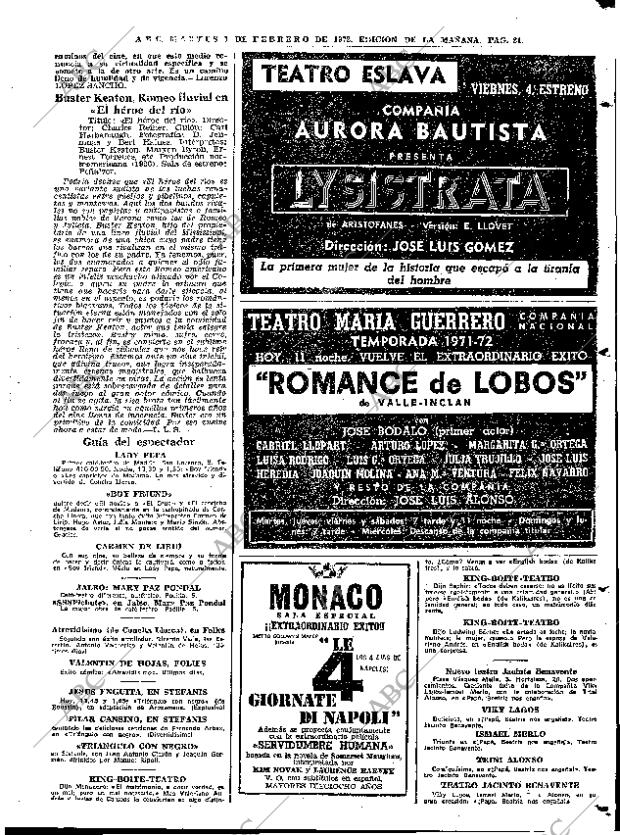 ABC MADRID 01-02-1972 página 81