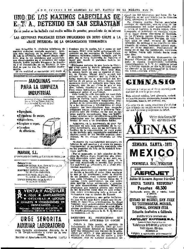 ABC MADRID 03-02-1972 página 29